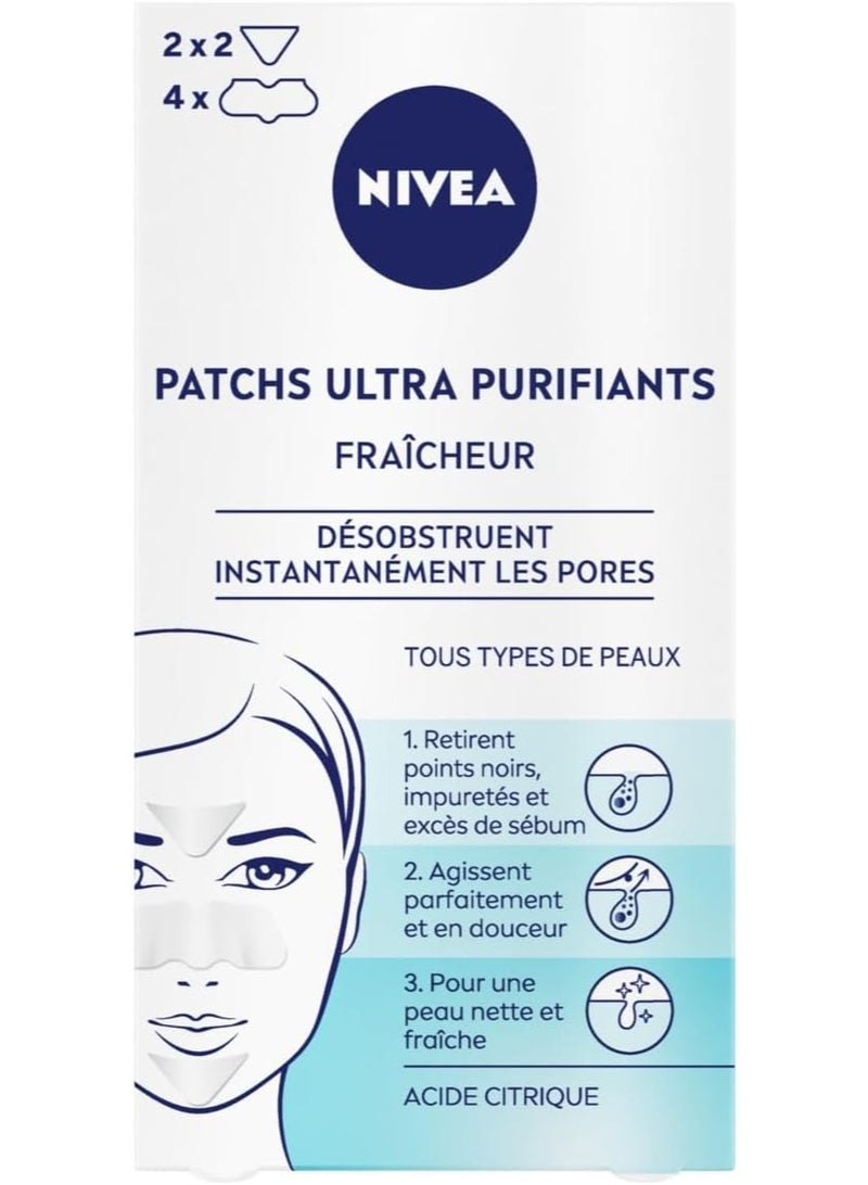 Nivea Ultra Purifying Freshness Patches All Skin Types 8 Patches - Image 1